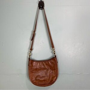 Frye Campus Rivet Crossbody‎ Leather Bag Brown